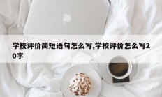 学校评价简短语句怎么写,学校评价怎么写20字
